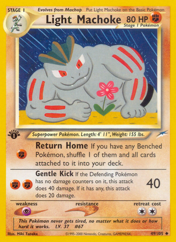 Light Machoke (49/105) [Neo Destiny 1st Edition] | Galactic Gamez