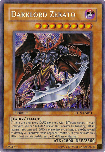 Darklord Zerato [PTDN-EN081] Secret Rare | Galactic Gamez