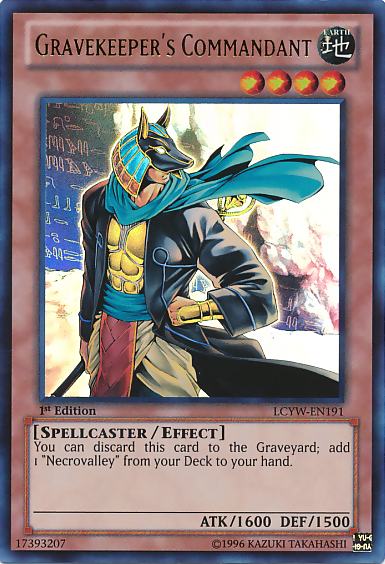 Gravekeeper's Commandant [LCYW-EN191] Ultra Rare | Galactic Gamez