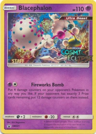 Blacephalon (SM221) (Staff Prerelease Promo) [Sun & Moon: Black Star Promos] | Galactic Gamez