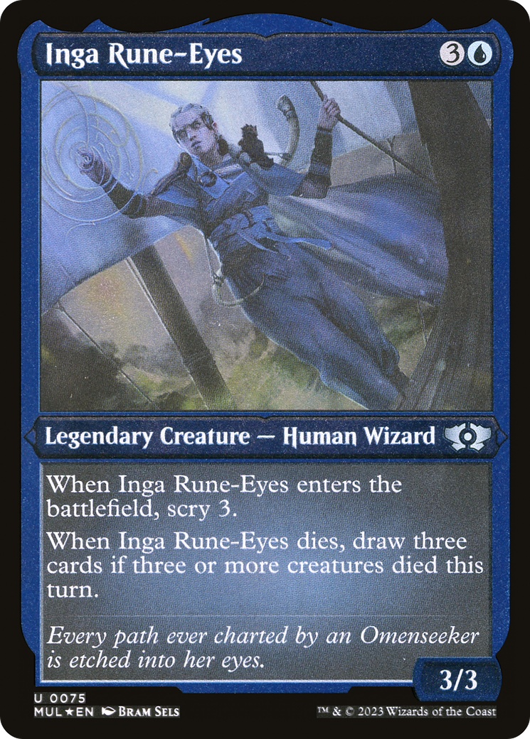 Inga Rune-Eyes (Foil Etched) [Multiverse Legends] | Galactic Gamez