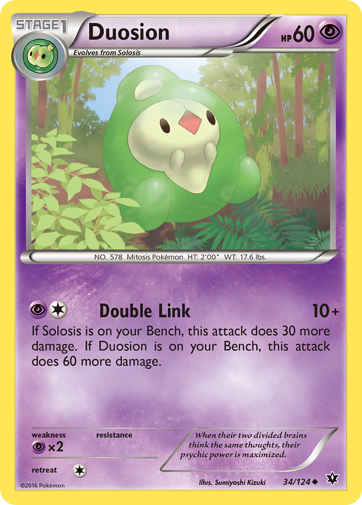 Duosion (34/124) [XY: Fates Collide] | Galactic Gamez