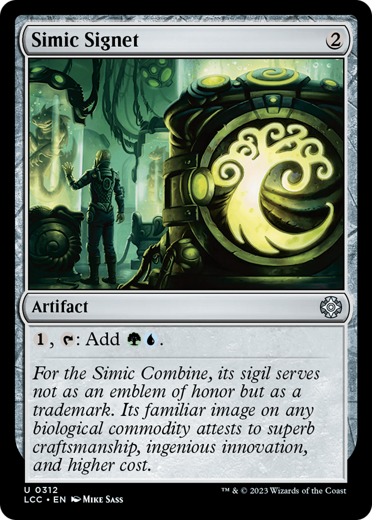 Simic Signet [The Lost Caverns of Ixalan Commander] | Galactic Gamez