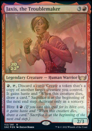 Jaxis, the Troublemaker [Streets of New Capenna Prerelease Promos] | Galactic Gamez