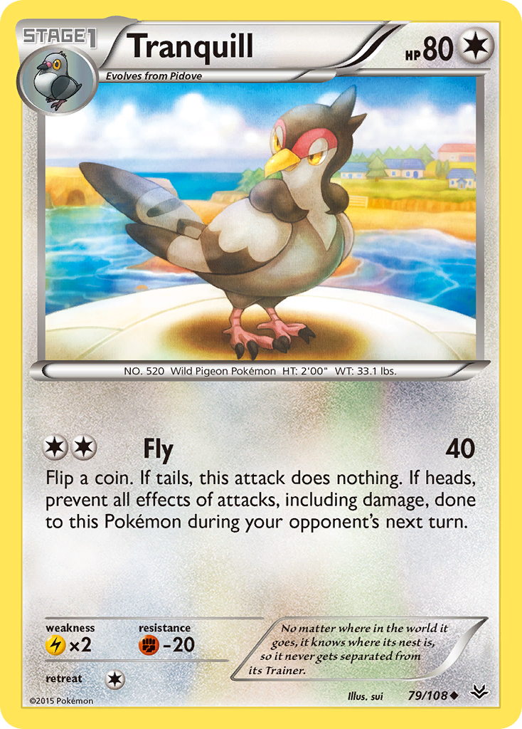 Tranquill (79/108) [XY: Roaring Skies] | Galactic Gamez