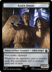 Alien Angel // Mark of the Rani Double-Sided Token [Doctor Who Tokens] | Galactic Gamez