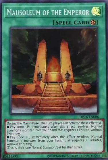Mausoleum of the Emperor [OP16-EN006] Super Rare | Galactic Gamez