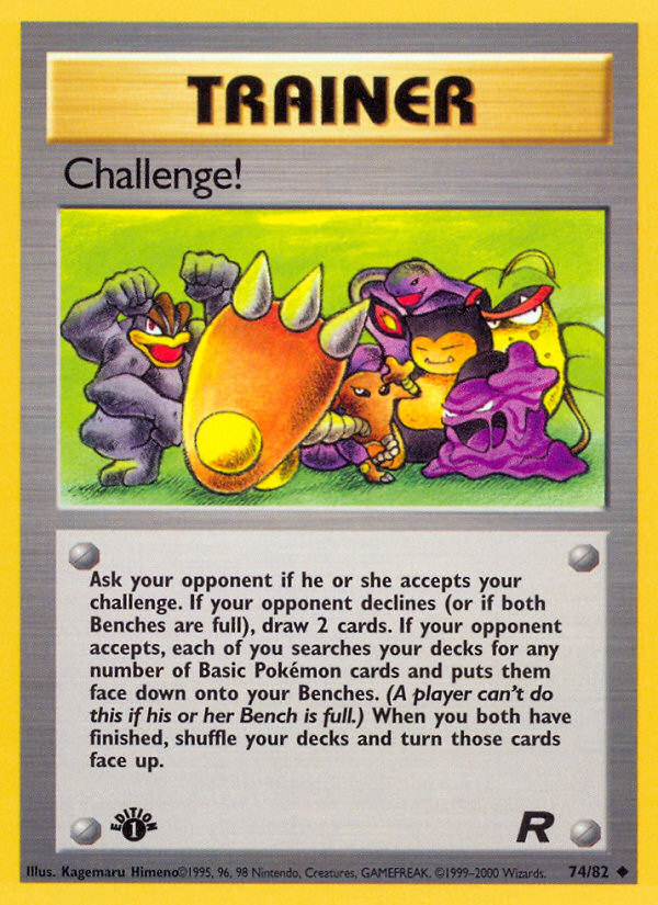 Challenge! (74/82) [Team Rocket 1st Edition] | Galactic Gamez