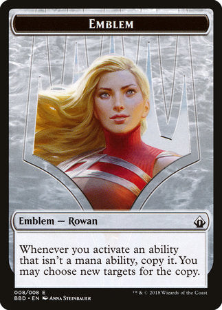 Emblem - Rowan [Battlebond Tokens] | Galactic Gamez