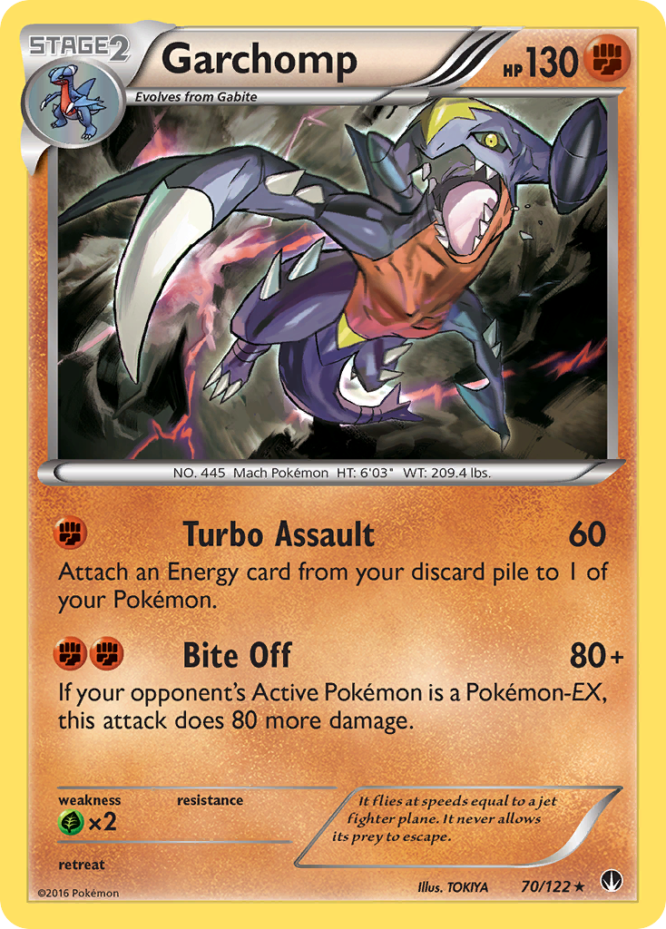 Garchomp (70/122) [XY: BREAKpoint] | Galactic Gamez