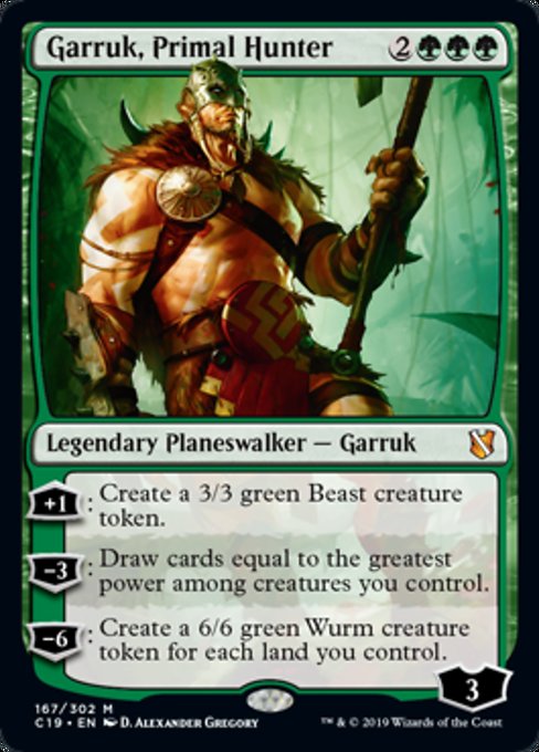 Garruk, Primal Hunter [Commander 2019] | Galactic Gamez