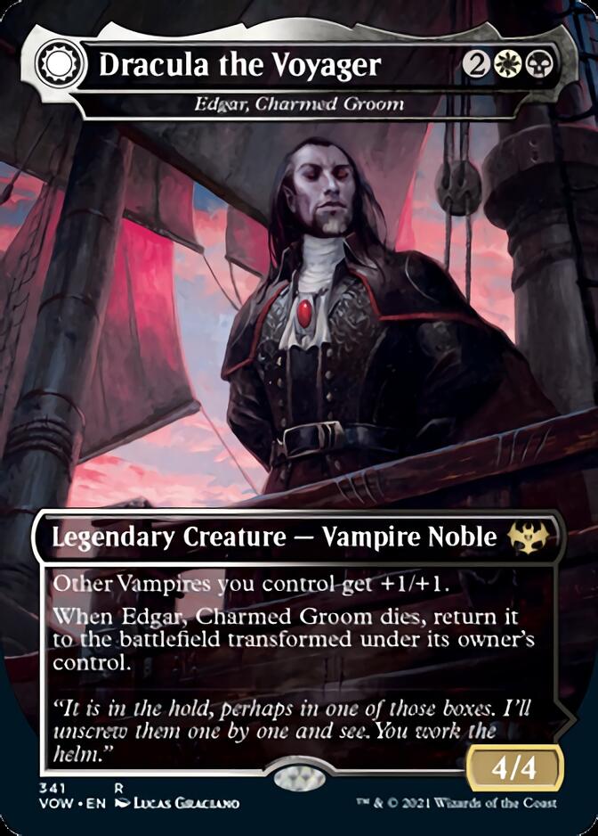 Edgar, Charmed Groom // Edgar Markov's Coffin - Dracula the Voyager // Casket of Native Earth [Innistrad: Crimson Vow] | Galactic Gamez