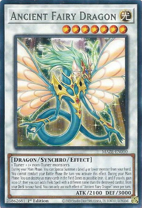 Ancient Fairy Dragon [MAZE-EN050] Rare | Galactic Gamez