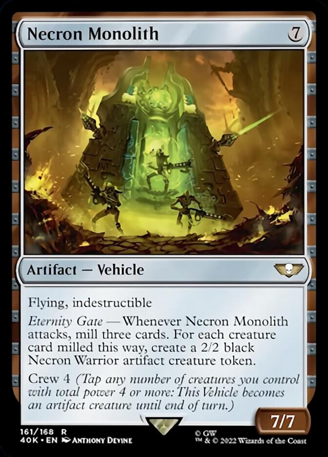 Necron Monolith (Surge Foil) [Universes Beyond: Warhammer 40,000] | Galactic Gamez