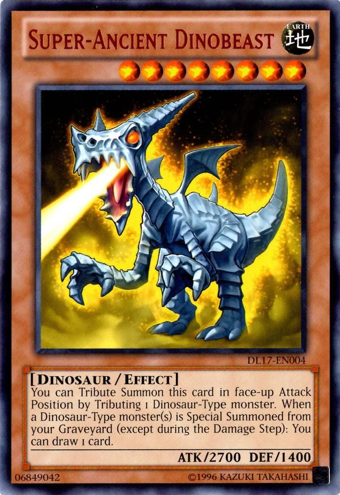 Super-Ancient Dinobeast (Red) [DL17-EN004] Rare | Galactic Gamez