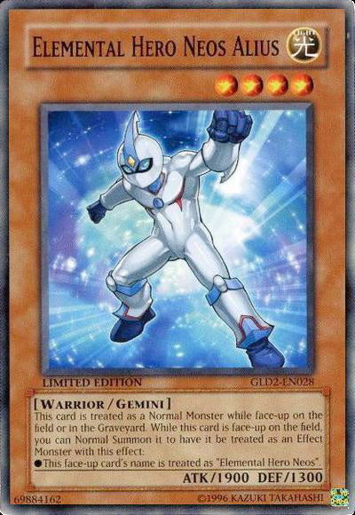 Elemental Hero Neos Alius [GLD2-EN028] Common | Galactic Gamez