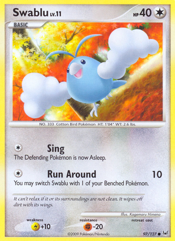 Swablu (97/127) [Platinum: Base Set] | Galactic Gamez