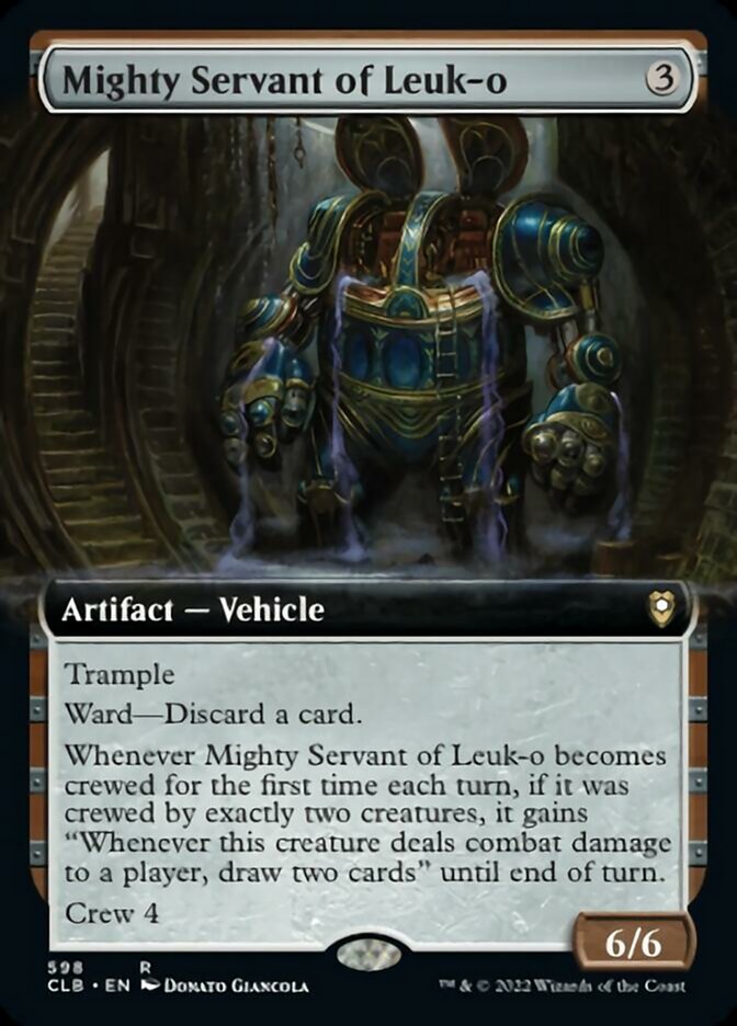 Mighty Servant of Leuk-o (Extended Art) [Commander Legends: Battle for Baldur's Gate] | Galactic Gamez
