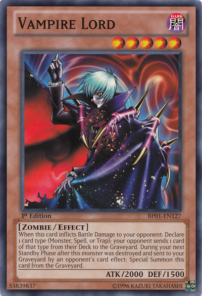 Vampire Lord [BP01-EN127] Common | Galactic Gamez