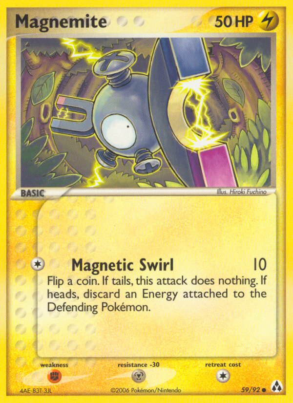 Magnemite (59/92) [EX: Legend Maker] | Galactic Gamez