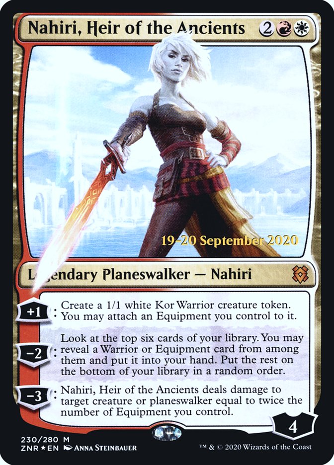 Nahiri, Heir of the Ancients  [Zendikar Rising Prerelease Promos] | Galactic Gamez