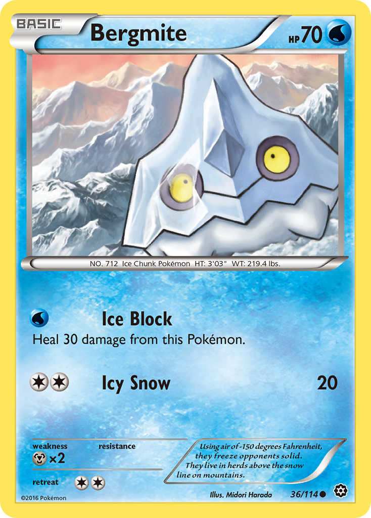 Bergmite (36/114) [XY: Steam Siege] | Galactic Gamez