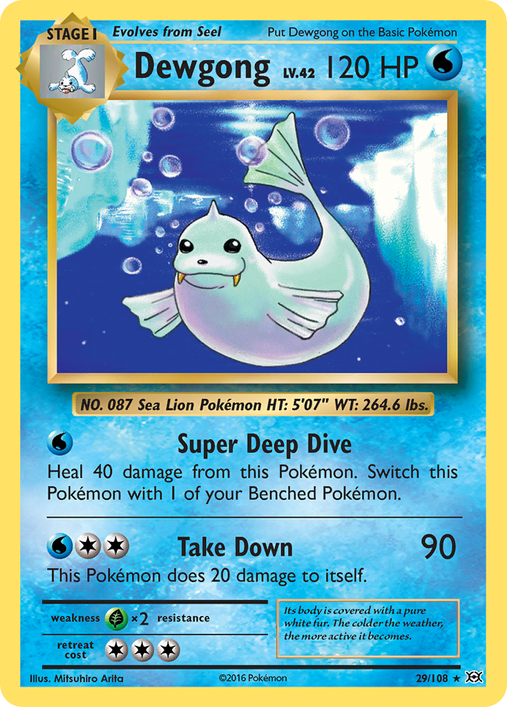 Dewgong (29/108) [XY: Evolutions] | Galactic Gamez