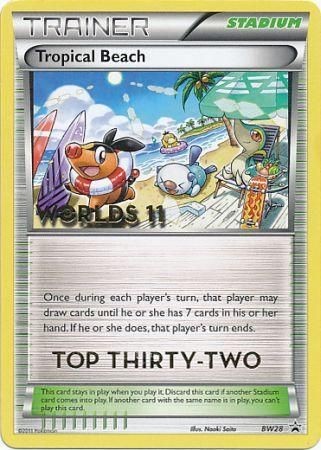 Tropical Beach (BW28) (Top 32) [Black & White: Black Star Promos] | Galactic Gamez