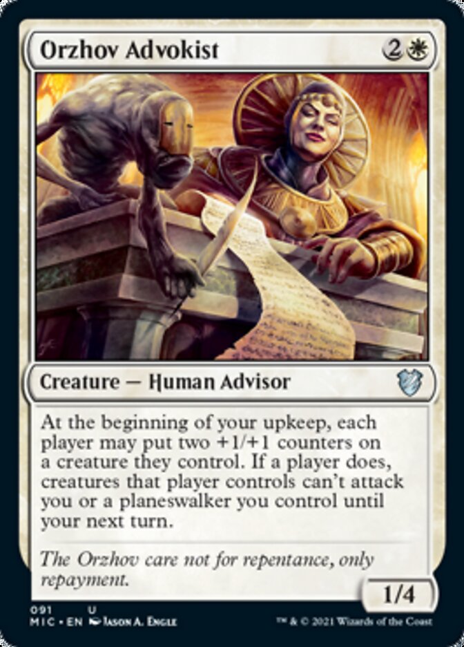 Orzhov Advokist [Innistrad: Midnight Hunt Commander] | Galactic Gamez