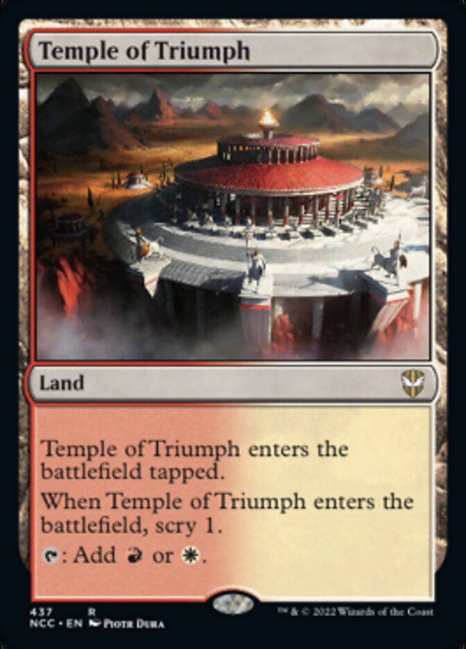 Temple of Triumph [Streets of New Capenna Commander] | Galactic Gamez