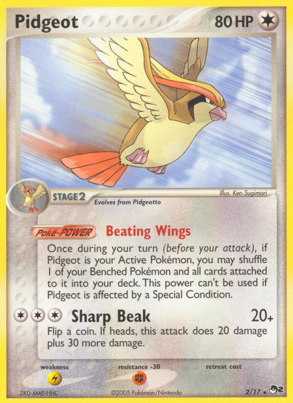 Pidgeot (2/17) [POP Series 2] | Galactic Gamez