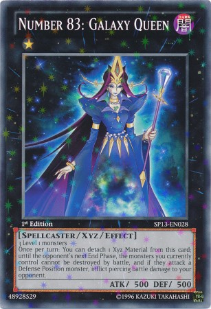 Number 83: Galaxy Queen [SP13-EN028] Starfoil Rare | Galactic Gamez