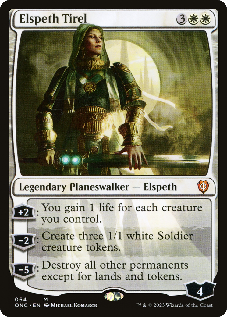 Elspeth Tirel [Phyrexia: All Will Be One Commander] | Galactic Gamez