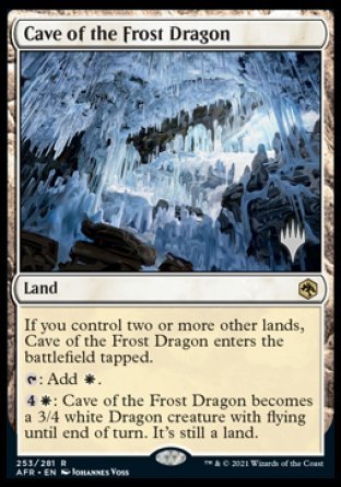 Cave of the Frost Dragon (Promo Pack) [Dungeons & Dragons: Adventures in the Forgotten Realms Promos] | Galactic Gamez