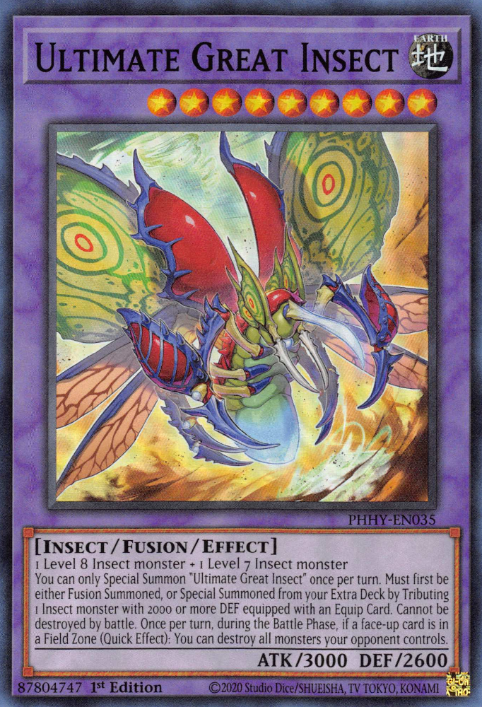 Ultimate Great Insect [PHHY-EN035] Super Rare | Galactic Gamez