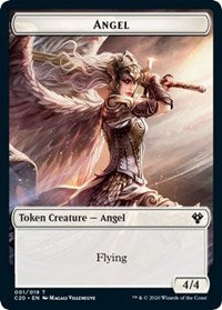 Angel // Elemental (010) Double-sided Token [Commander 2020 Tokens] | Galactic Gamez