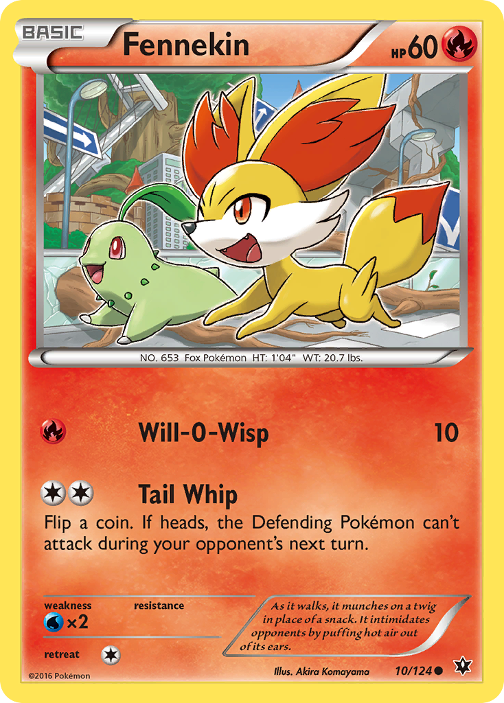 Fennekin (10/124) [XY: Fates Collide] | Galactic Gamez