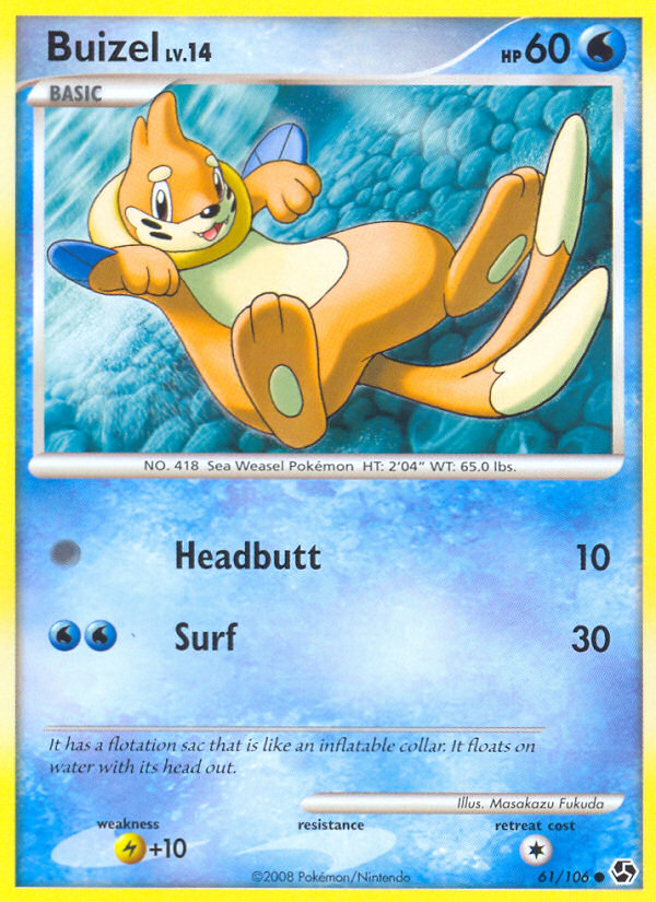 Buizel (61/106) [Diamond & Pearl: Great Encounters] | Galactic Gamez