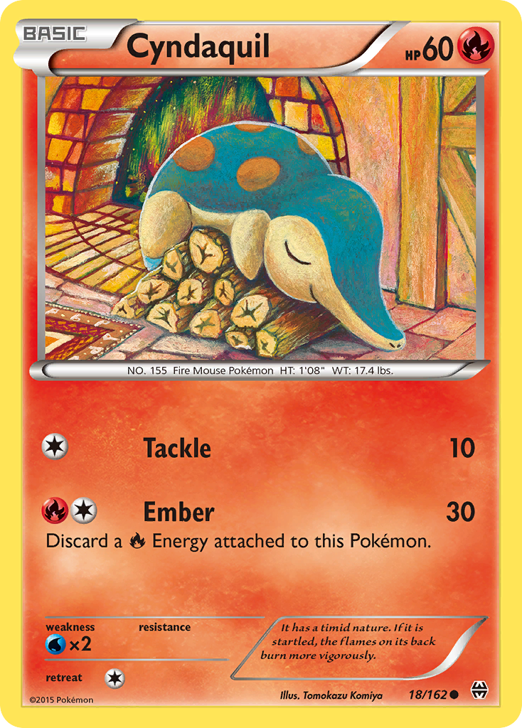 Cyndaquil (18/162) [XY: BREAKthrough] | Galactic Gamez