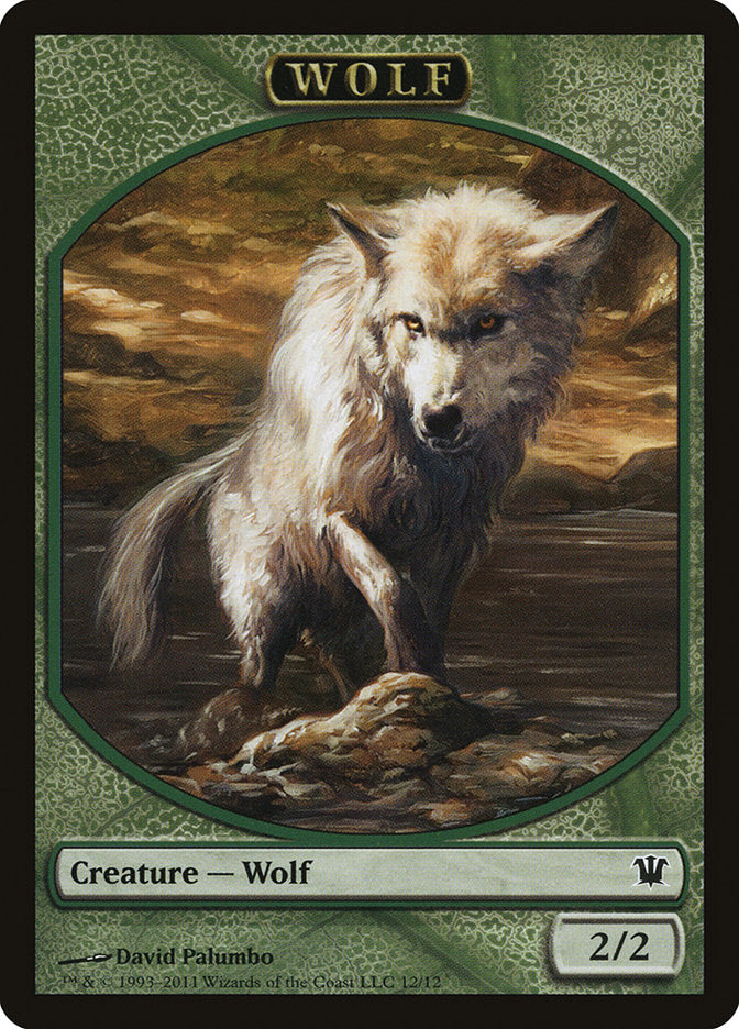 Wolf (12/12) [Innistrad Tokens] | Galactic Gamez