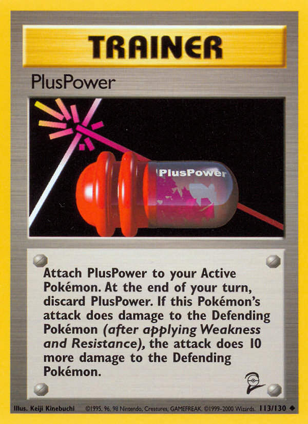 PlusPower (113/130) [Base Set 2] | Galactic Gamez