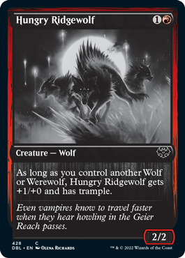 Hungry Ridgewolf [Innistrad: Double Feature] | Galactic Gamez
