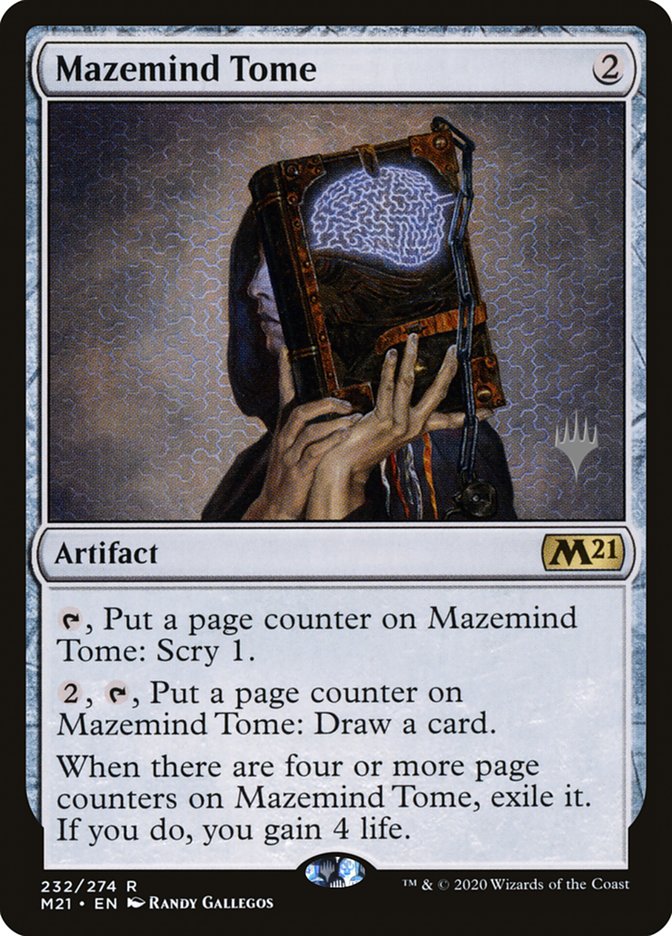 Mazemind Tome (Promo Pack) [Core Set 2021 Promos] | Galactic Gamez