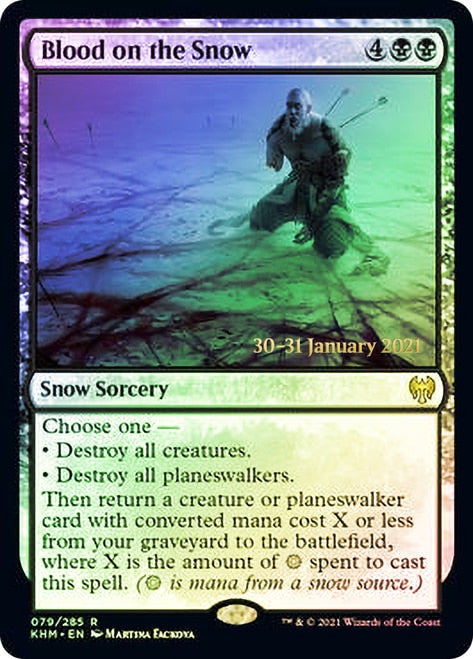 Blood on the Snow  [Kaldheim Prerelease Promos] | Galactic Gamez