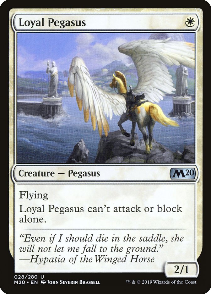 Loyal Pegasus [Core Set 2020] | Galactic Gamez