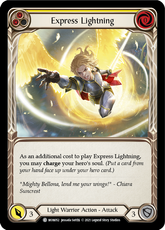 Express Lightning (Yellow) [MON052] 1st Edition Normal | Galactic Gamez