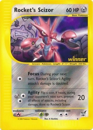 Rocket's Scizor (4) (Jumbo Card) [Best of Promos] | Galactic Gamez