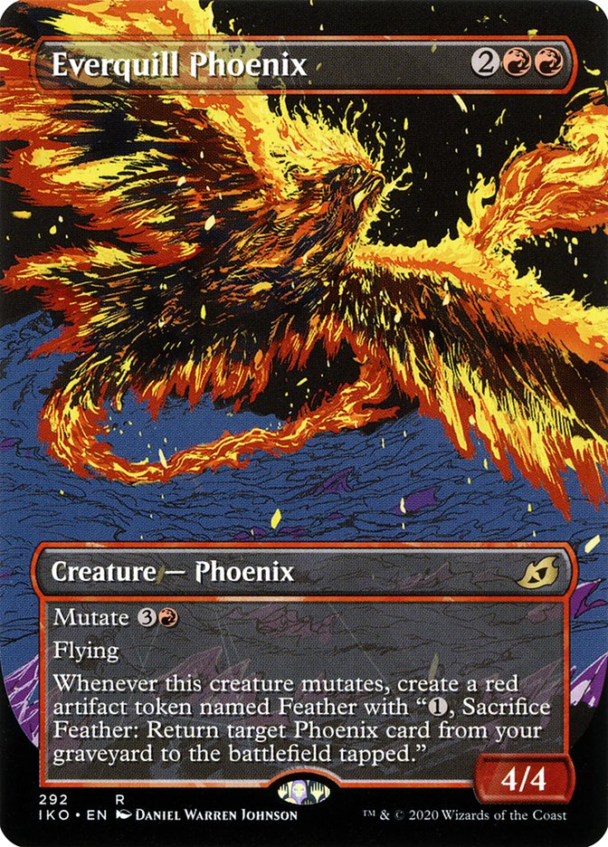 Everquill Phoenix (Showcase) [Ikoria: Lair of Behemoths] | Galactic Gamez