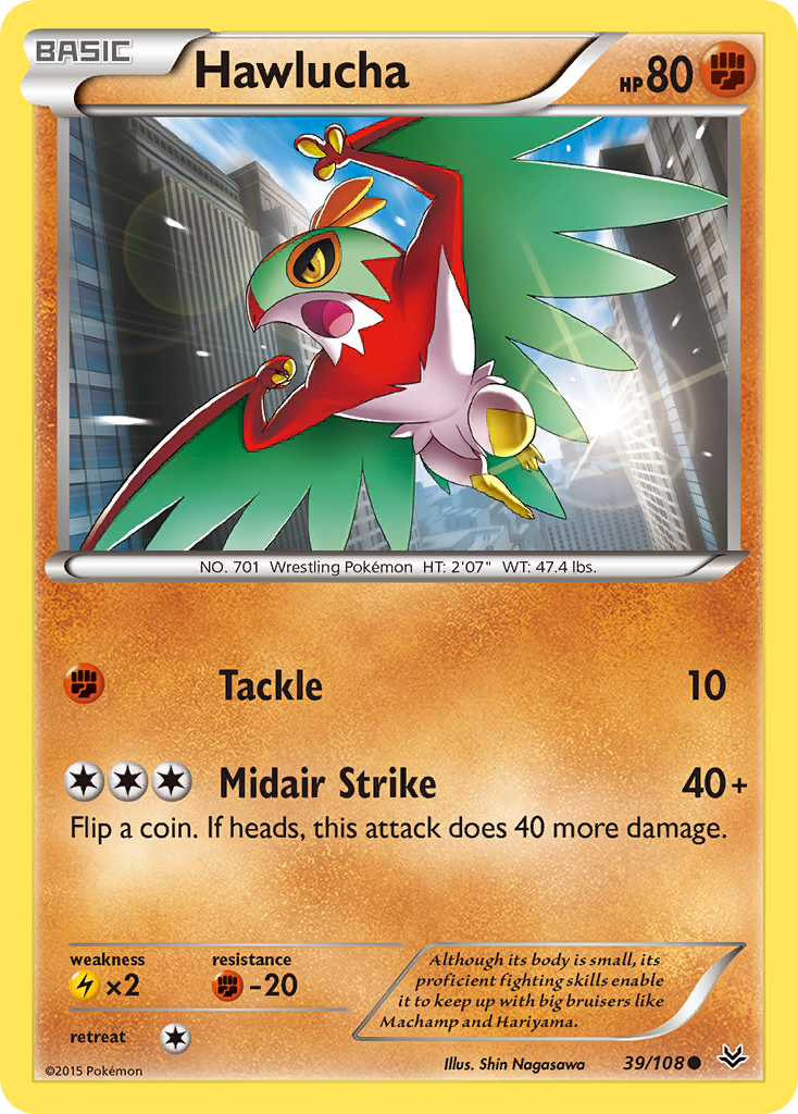 Hawlucha (39/108) [XY: Roaring Skies] | Galactic Gamez