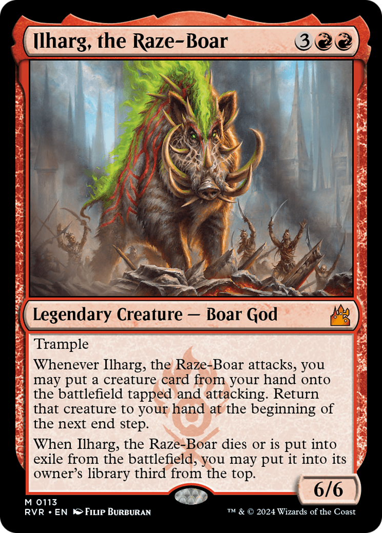 Ilharg, the Raze-Boar [Ravnica Remastered] | Galactic Gamez